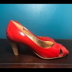 NWT Ecco Imperia Cherry Red Pump